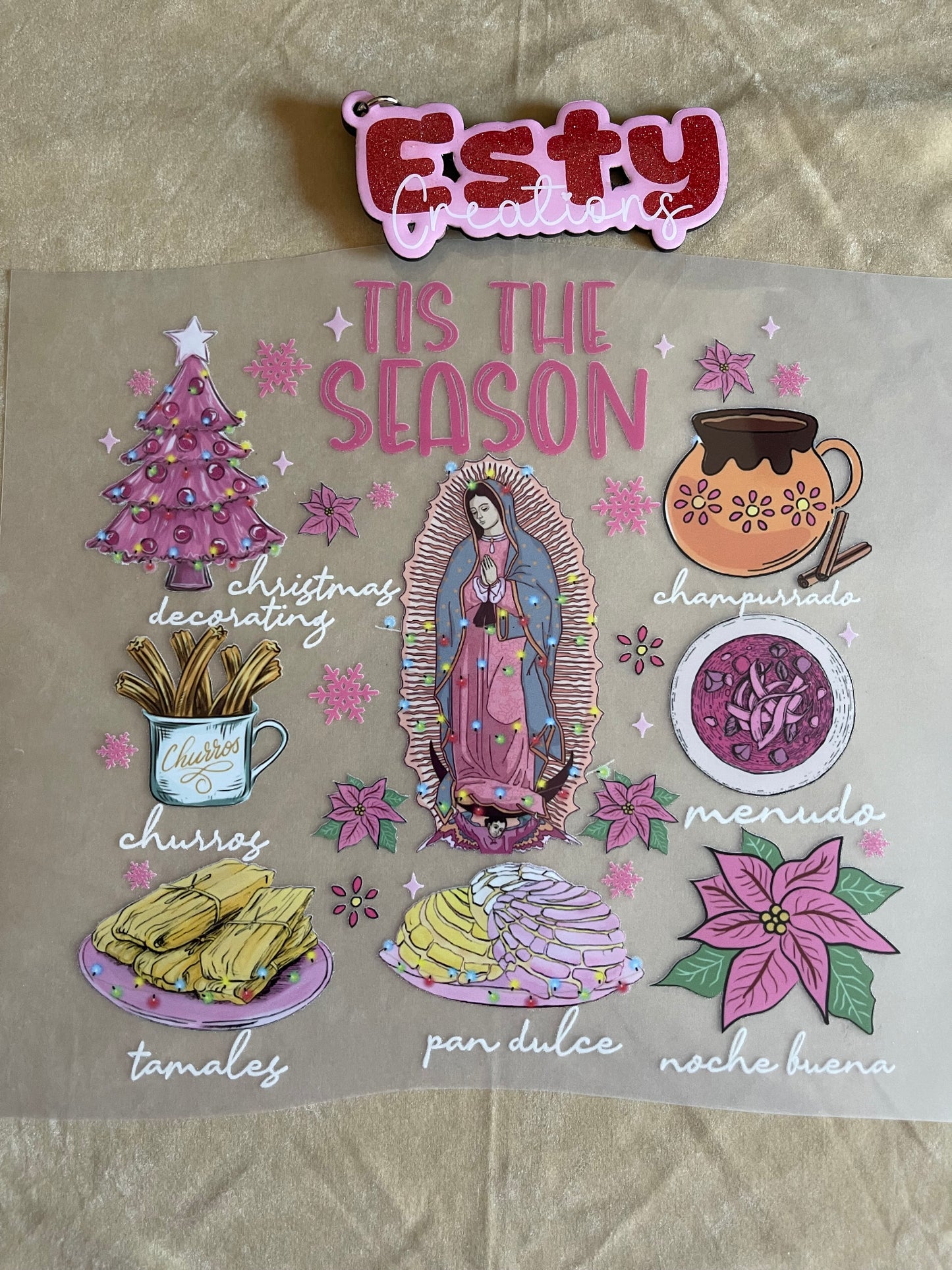 Esty042 DTF transfer para playera o cualquier tipo de tela.