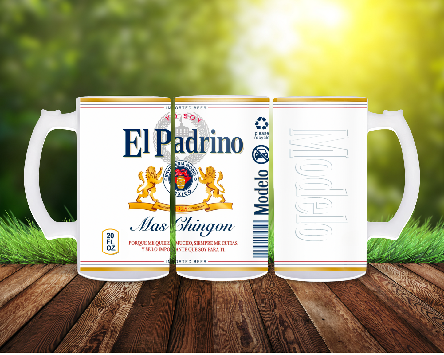 El más chingon Jarra de 16oz Mug Glass