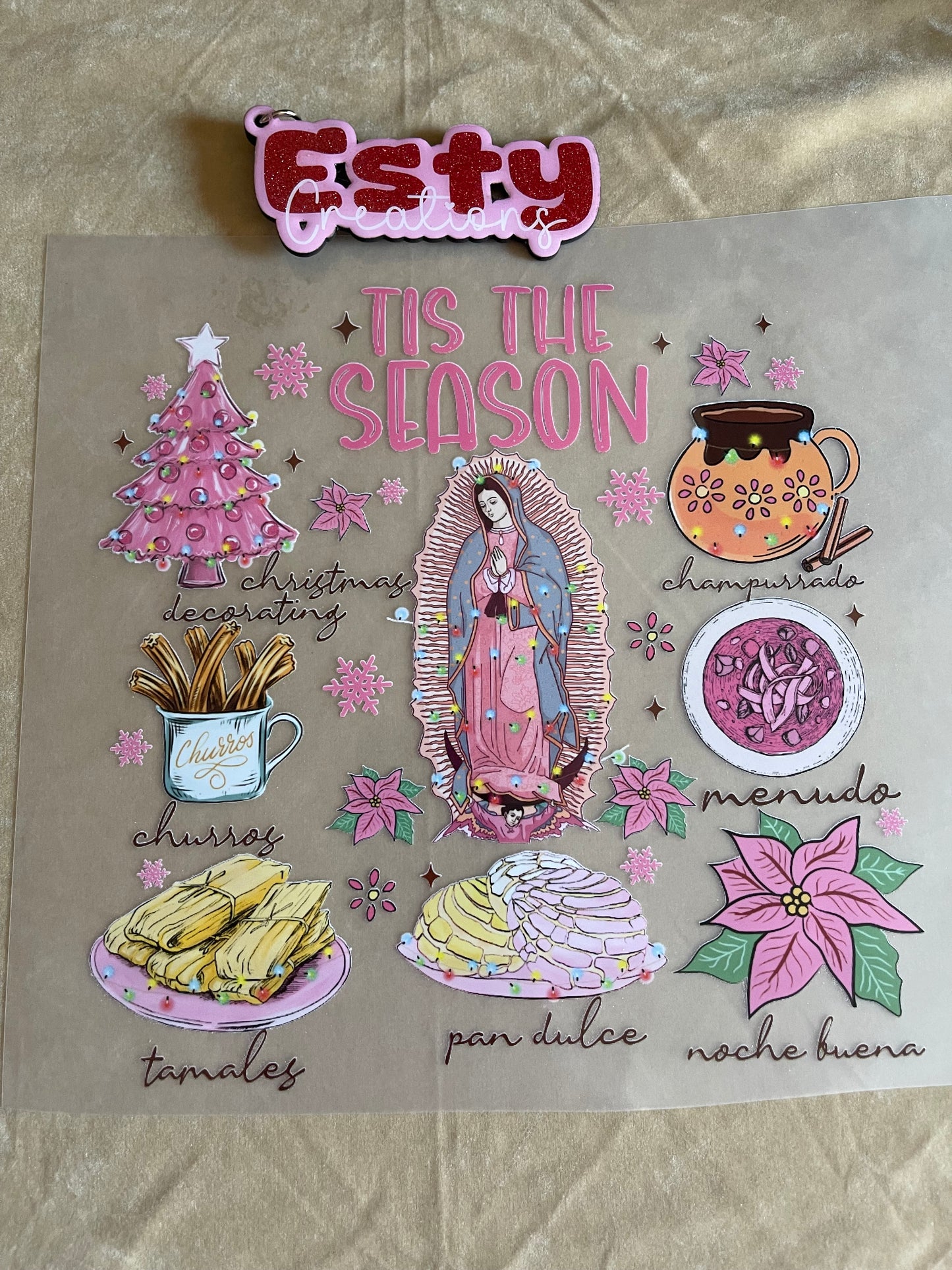 Esty041 DTF transfer para playera o cualquier tipo de tela.