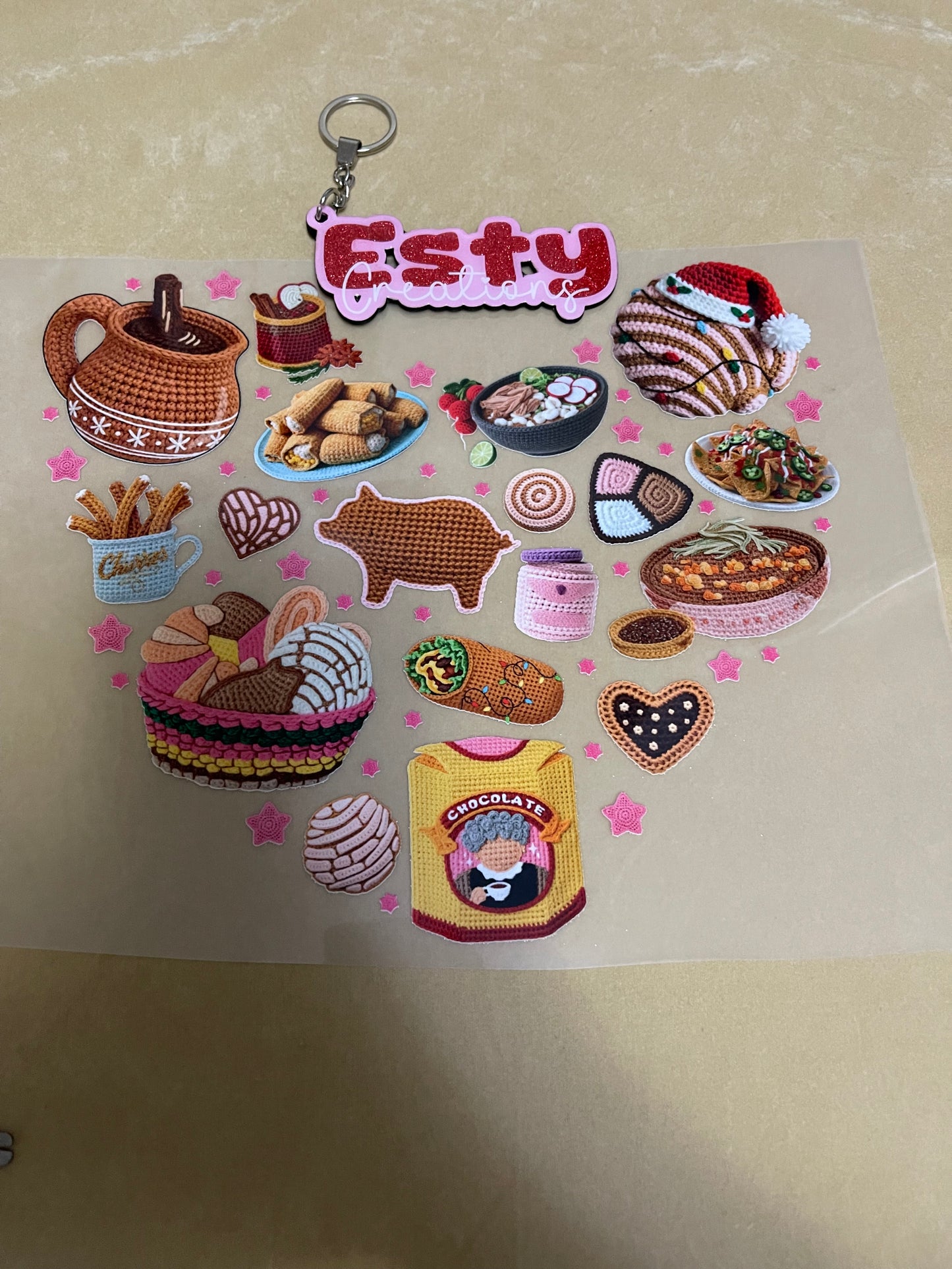 M009 DTF transfer para playera o cualquier tipo de tela.