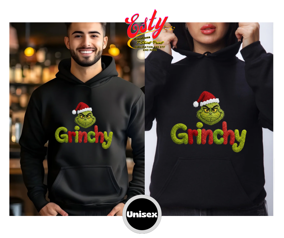 Grinchy hoodies/sudaderas /custom/personalizados/christmas