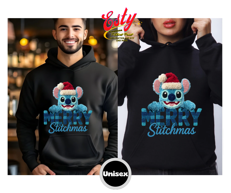 Navidad azul hoodies/sudaderas /custom/personalizados/christmas