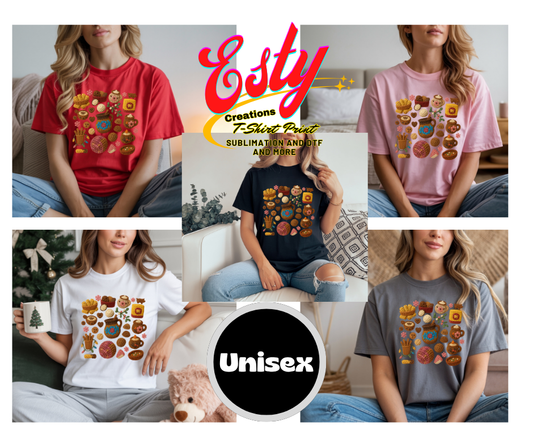 Chocolate Mexican Christmas T-shirt, sweet bread T-shirt, Spanish Christmas T-shirt, funny Mexican chocolate sweatshirt, pink Christmas style