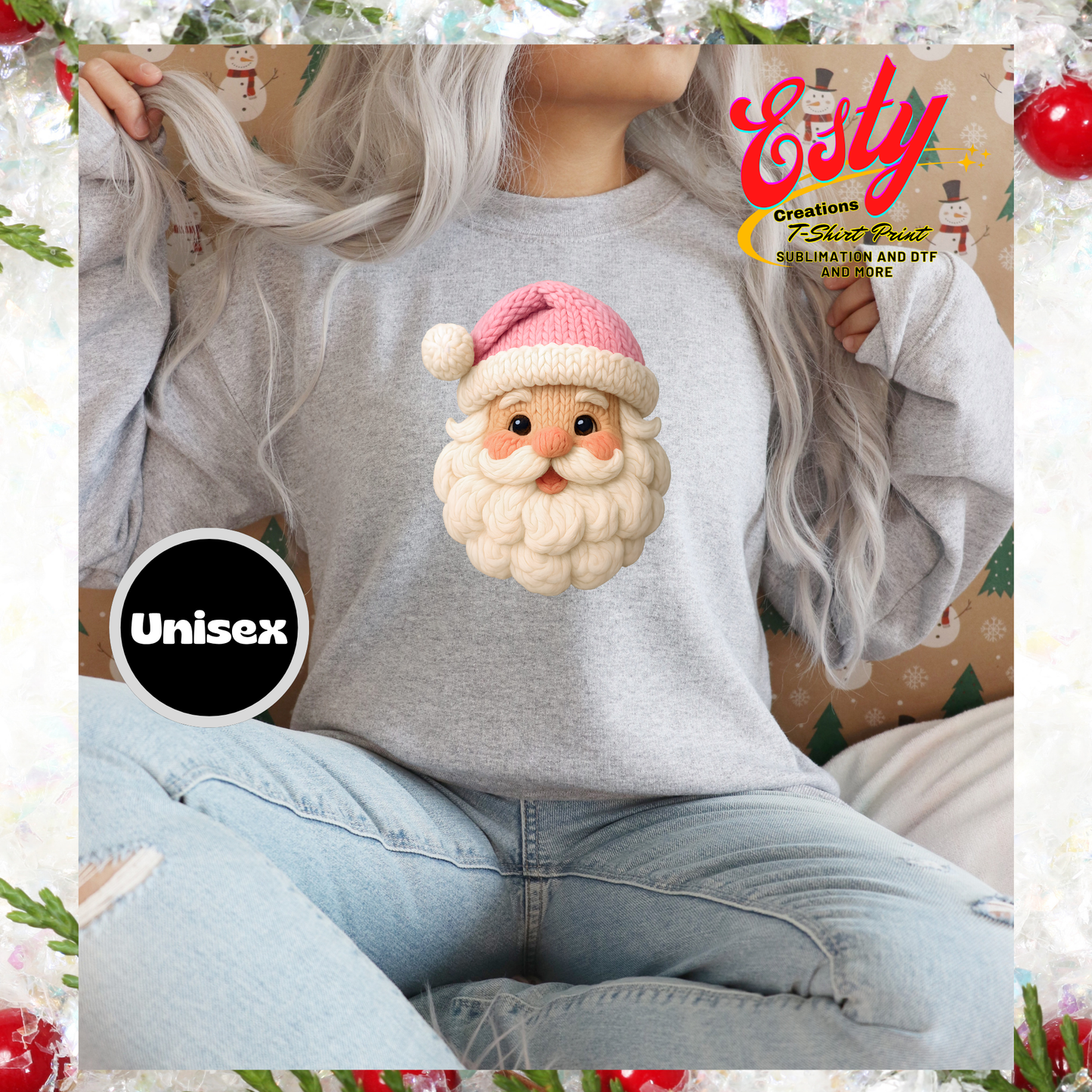 Christmas pink Sweatshirt suéter custom/personalizados/christmas