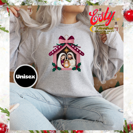 Nacimiento Sweatshirt suéter custom/personalizados/christmas