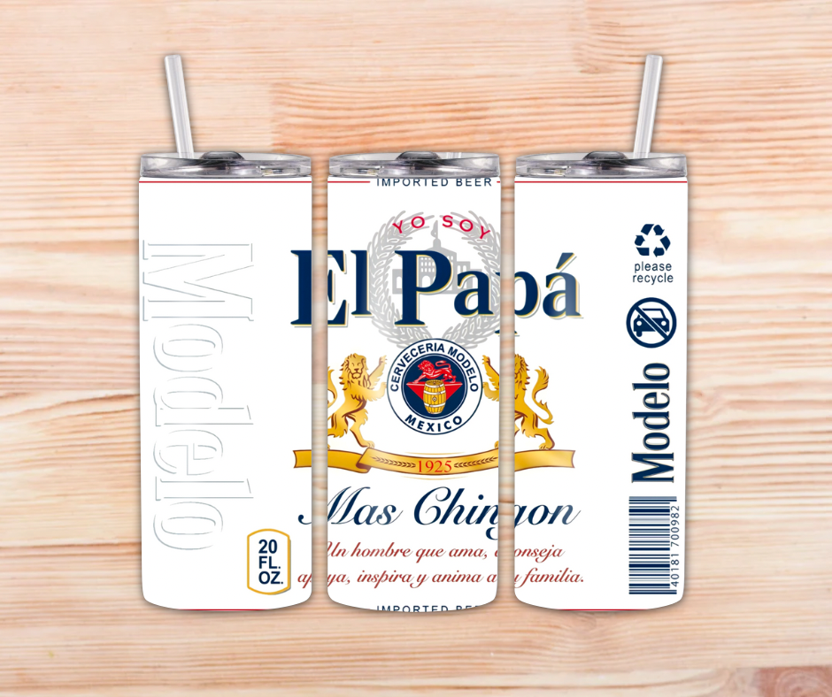 El más chingon skinny Tumbler 20oz