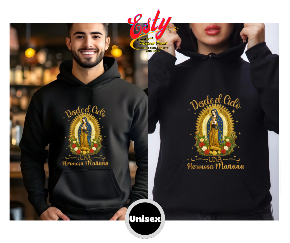 Virgen/virgencita/virgen de Guadalupe /hoodies/sudaderas /custom/personalizados/christmas