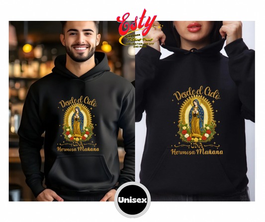 Virgen/virgencita/virgen de Guadalupe /hoodies/sudaderas /custom/personalizados/christmas