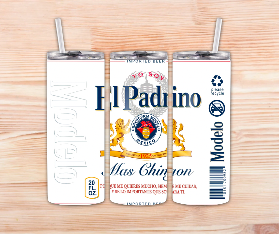 El más chingon skinny Tumbler 20oz