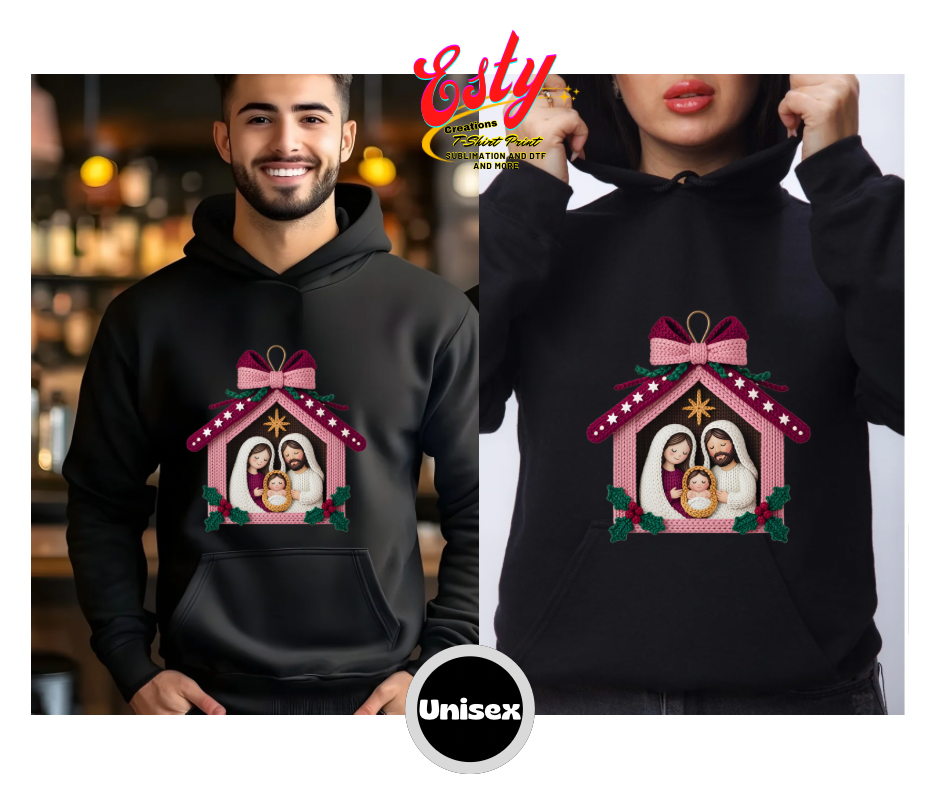Nacimiento hoodies/sudaderas /custom/personalizados/christmas