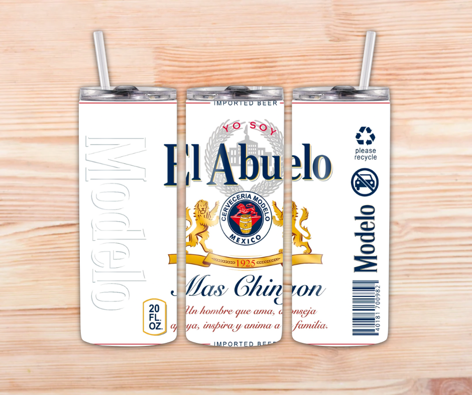 El más chingon skinny Tumbler 20oz