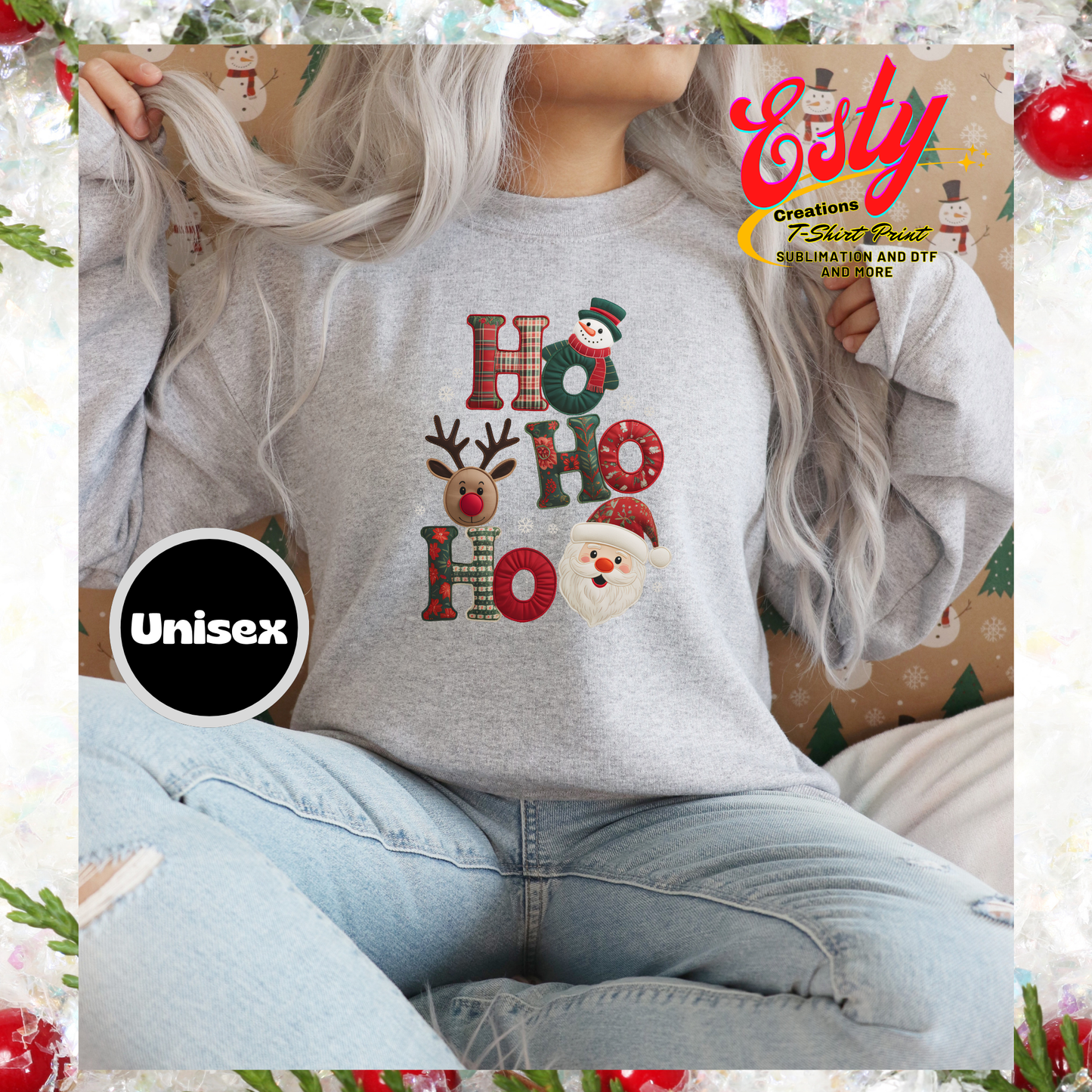 Hohoho Sweatshirt suéter custom/personalizados/christmas