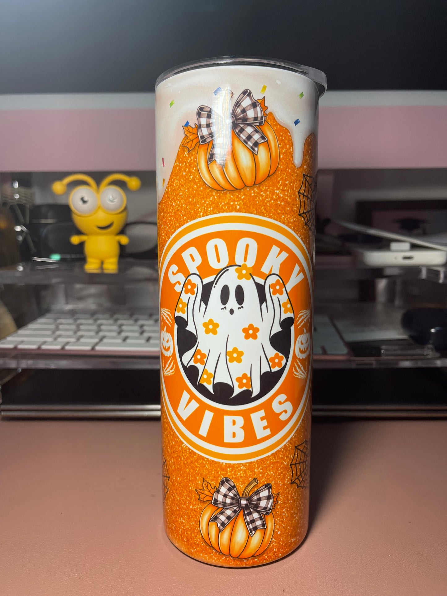 Spooky Vibes  skinny Tumbler 20oz