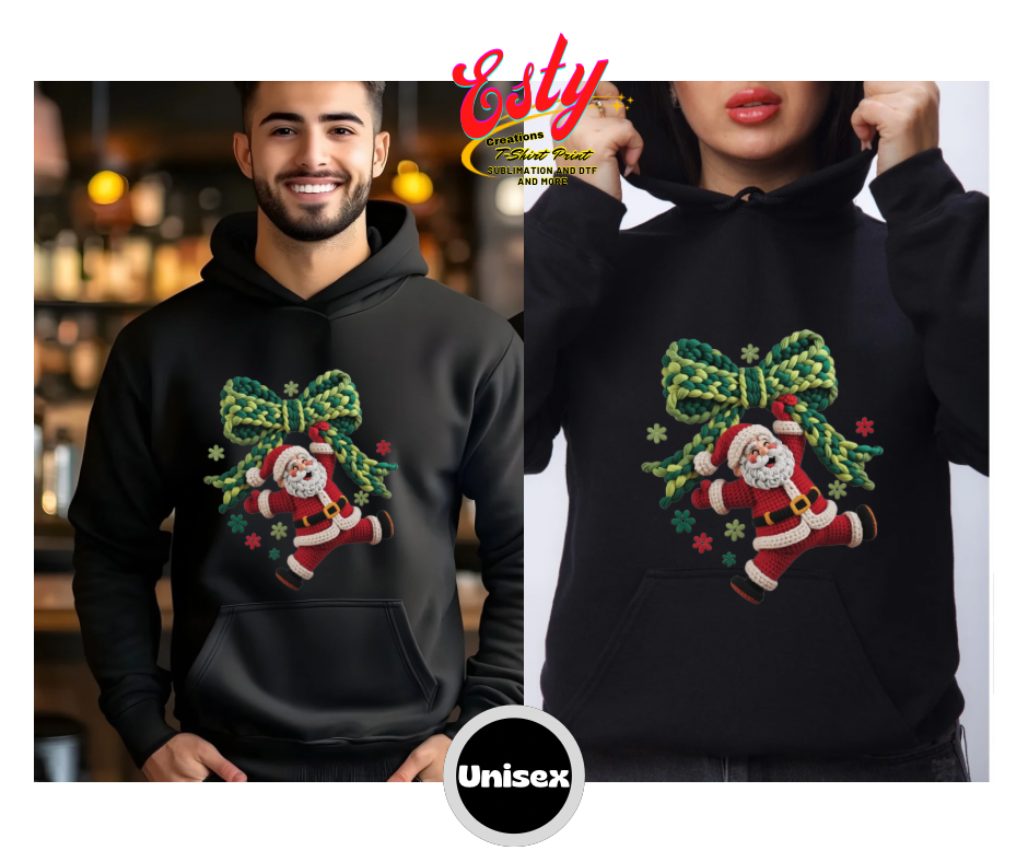 Santa suéter feo Hohoho hoodies/sudaderas /custom/personalizados/christmas