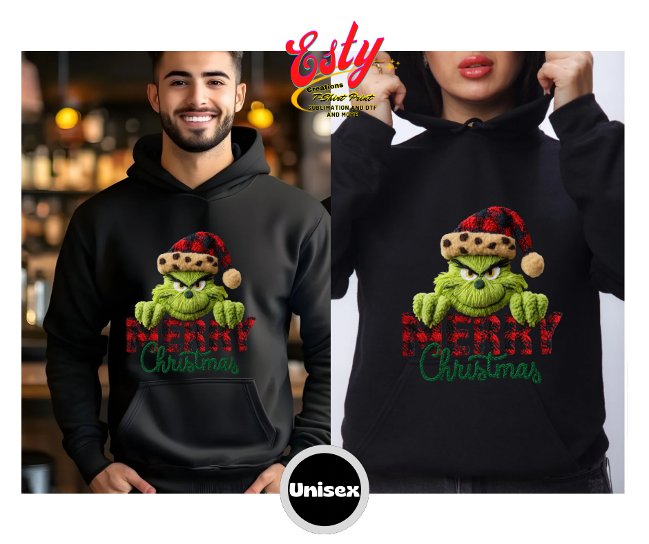 Grinchy hoodies/sudaderas /custom/personalizados/christmas