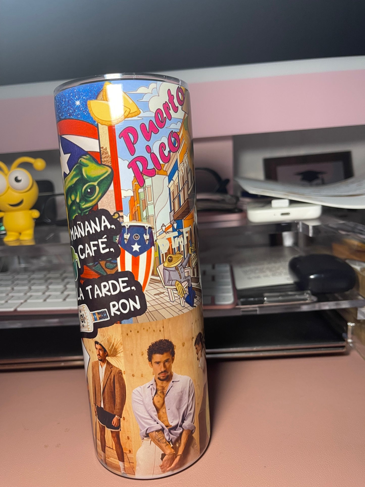 Boricua DTMF skinny Tumbler 20oz